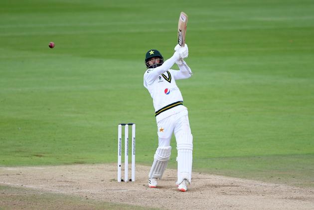 Cricket - Third Test - England v Pakistan - Ageas Bowl, Southampton, Britain - August 23, 2020 Pakistan's Azhar Ali in action, as play resumes behind closed doors following the outbreak of the coronavirus disease (COVID-19) Mike Hewitt/Pool via REUTERS (REUTERS)