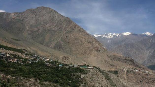 Kinnaur and Lahaul Spiti districts.(HT Photo)