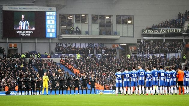 Fans in attendance during the Premier League match between Brighton and Hove Albion and Chelsea at Amex Stadium in January this year.(Getty Images)