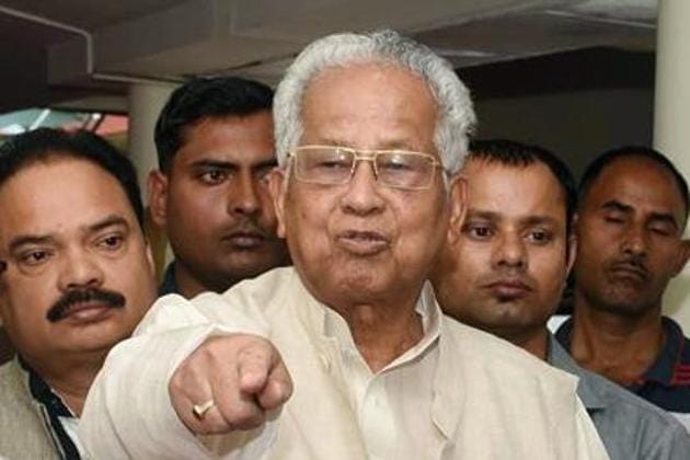 Former Assam chief minister Tarun Gogoi has been described as a veteran and a giant of Assam politics.(ANI Photo/File) Former Assam chief minister Tarun Gogoi has been described as a veteran and a giant of Assam politics.(ANI Photo/File)