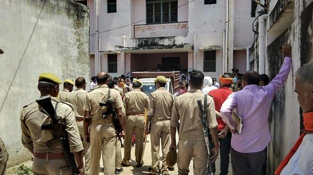 A case has been registered against 10 accused. One police personnel has also been suspended in connection with the case.(PTI Photo)
