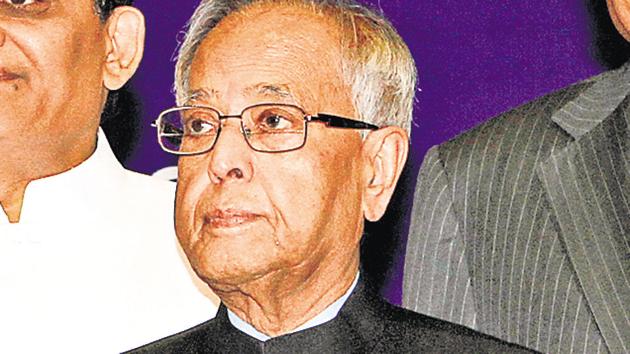 Former President Pranab Mukherjee continues to be in deep coma and on ventilator support.(Mohd Zakir/HT Photo)