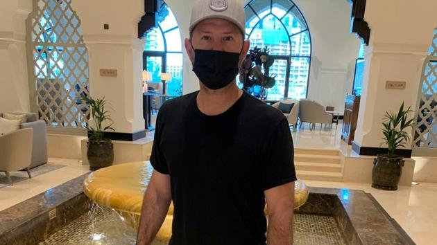 Ricky Ponting in Dubai(Special arrangements)