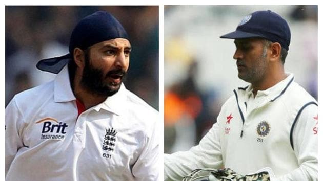 File image of Monty Panesar and MS Dhoni.(FIle)