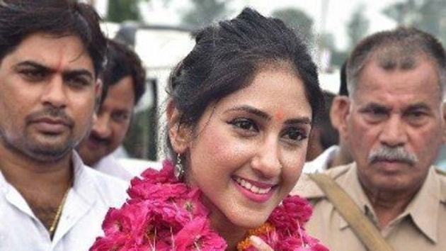 Congress MLA Aditi Singh’s grandmother has accused her of harassment over property.(https://twitter.com/AditiSinghINC/photo)