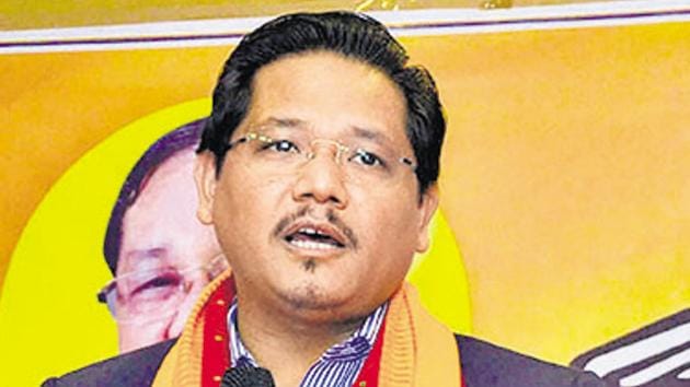 Meghalaya chief minister and National People’s Party chief Conrad K Sangma.(PTI)