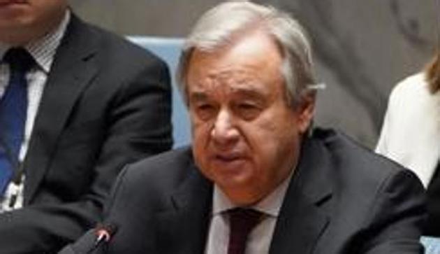 While Guterres will deliver the memorial lecture, India’s Minister for External Affairs S Jaishankar will preside and deliver the presidential address. (REUTERS) While Guterres will deliver the memorial lecture, India’s Minister for External Affairs S Jaishankar will preside and deliver the presidential address. (REUTERS)