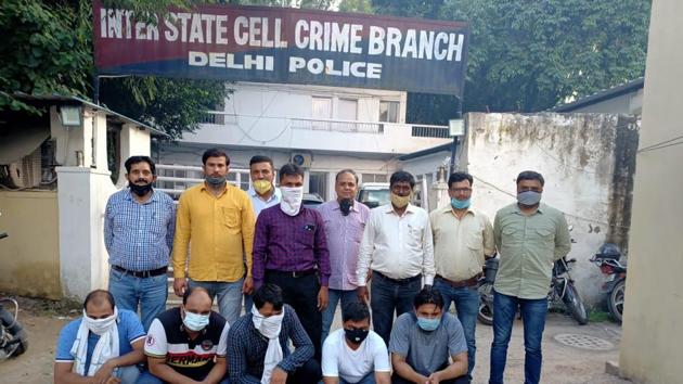 The racket was busted on Thursday after the men sent a fake notice in ED’s name to one of the victims, who alerted the authorities about a possible fraud.(HT Photo) The racket was busted on Thursday after the men sent a fake notice in ED’s name to one of the victims, who alerted the authorities about a possible fraud.(HT Photo)
