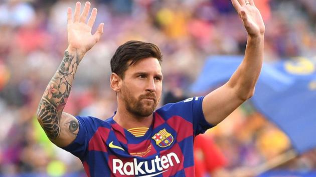 Lionel Messi waves to fans.(Getty Images) Lionel Messi waves to fans.(Getty Images)