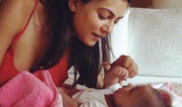 Sushmita Sen with daughter Alisah.