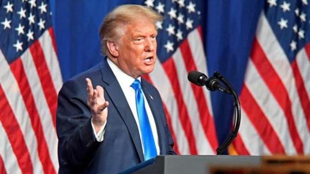 U.S. President Donald Trump talks at the Republican National Convention in Charlotte, North Carolina, US(REUTERS) U.S. President Donald Trump talks at the Republican National Convention in Charlotte, North Carolina, US(REUTERS)