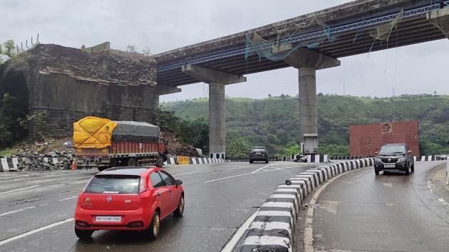 A view of the Mumbai-Pune expressway.(HT PHOTO)