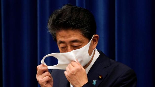 Amid the government’s handling of the coronavirus crisis and a chain of scandals, which included the arrest of former justice minister Katsuyuki Kawai, the public support for Abe has been fading in recent months.(Reuters Photo)