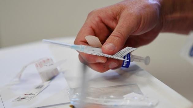 The first potential coronavirus disease (COVID-19) vaccine developed in the southern hemisphere, called COVAX-19 and created by Adelaide company Vaxine Pty Ltd, is pictured at the Royal Adelaide Hospital in Adelaide, Australia. (via REUTERS/For Representative Purposes Only) The first potential coronavirus disease (COVID-19) vaccine developed in the southern hemisphere, called COVAX-19 and created by Adelaide company Vaxine Pty Ltd, is pictured at the Royal Adelaide Hospital in Adelaide, Australia. (via REUTERS/For Representative Purposes Only)
