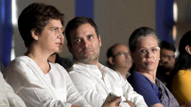 After a seven-hour, high-decibel debate at the CWC meeting, the party authorised Sonia Gandhi to effect any necessary organisation changes, and reaffirmed its faith in her and her son Rahul Gandhi. On August 10, 2019, CWC named Sonia Gandhi the party’s interim chief after Rahul Gandhi, who preceded her as the Congress president, turned down calls to withdraw his resignation in the wake of the 2019 Lok Sabha election rout.(PTI)