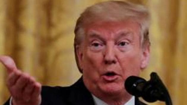 Trump and Vice President Mike Pence are being challenged by Biden and his Indian-origin running mate Senator Kamala Harris in the November 3 election.(REUTERS) Trump and Vice President Mike Pence are being challenged by Biden and his Indian-origin running mate Senator Kamala Harris in the November 3 election.(REUTERS)