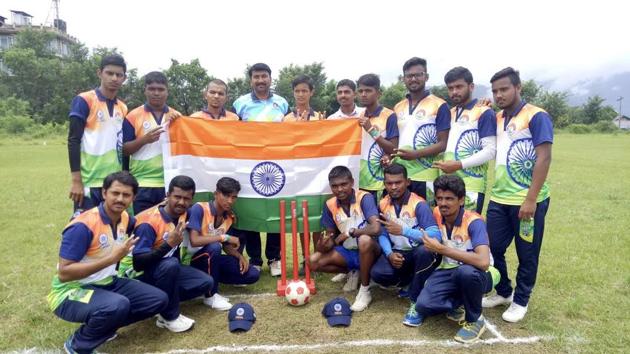 India Leg Cricket team players(Special arrangements)