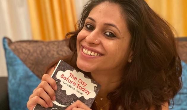 Gayatri Gill with her book.(Courtesy: The author)