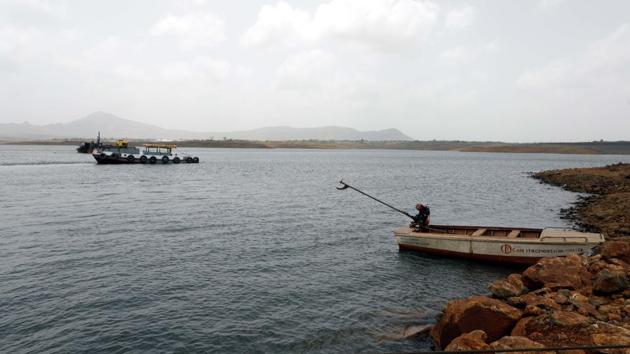 Bhama Askhed Dam(Rahul Raut/HT PHOTO)