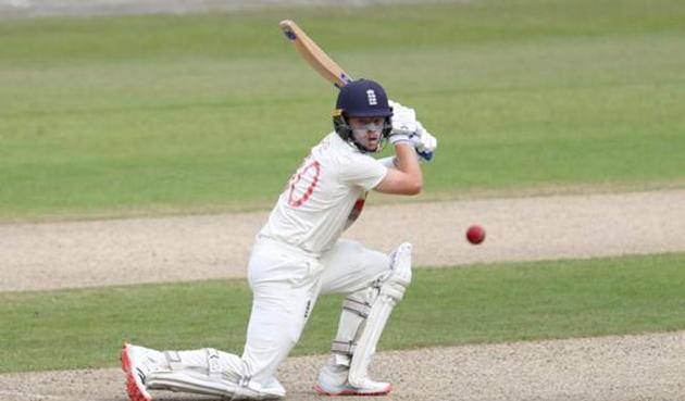 Cricket - Third Test - England v West Indies - Emirates Old Trafford, Manchester, Britain - July 24, 2020 England's Ollie Pope in action, as play resumes behind closed doors following the outbreak of the coronavirus disease (COVID-19) Michael Steele/Pool via REUTERS (REUTERS) Cricket - Third Test - England v West Indies - Emirates Old Trafford, Manchester, Britain - July 24, 2020 England's Ollie Pope in action, as play resumes behind closed doors following the outbreak of the coronavirus disease (COVID-19) Michael Steele/Pool via REUTERS (REUTERS)