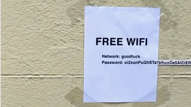 Man Shares Password For Free Wifi But There Is A Hilarious Catch Watch Trending Hindustan Times