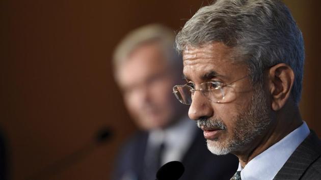 Minister of External Affairs Subrahmanyam Jaishankar said India’s relations with a country or a group of countries cannot be defined negatively as being against somebody(AP)