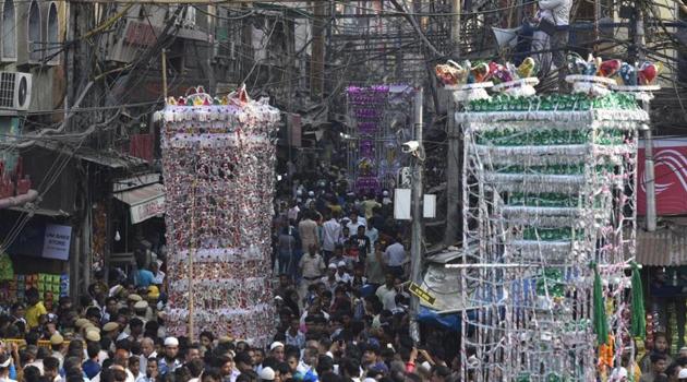 Ashura, the 10th day of Muharram is celebrated as the annual commemoration of Imam Hussain’s martyrdom.(Vipin Kumar/HT file photo)