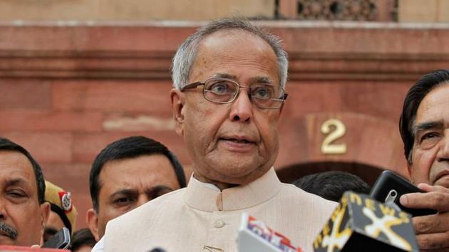 Mukherjee suffered at fall at his Rajaji Marg residence in the national capital and was hospitalized on August 10 where he underwent a surgery to remove a clot in his brain.(Reuters file photo)