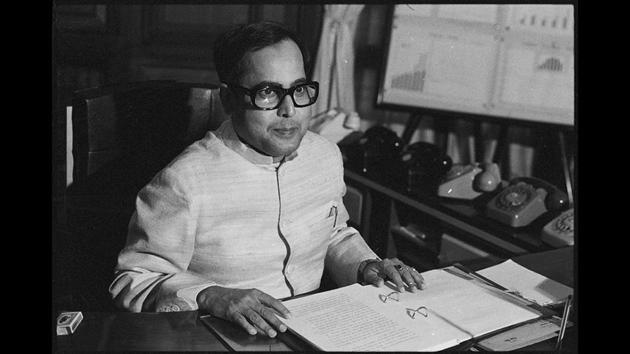 Pranab Mukherjee, as finance minister, with the budget documents on February 28, 1983. Mukherjee’s death marks the end of an era in the Congress; he was among the last of the Congress leaders to have worked closely with Indira Gandhi. Mukherjee’s political journey started in West Bengal when he was the election agent for VK Krishna Menon, who won the Midnapore by-election as an independent candidate.. (KK Chawla / HT Archive) Pranab Mukherjee, as finance minister, with the budget documents on February 28, 1983. Mukherjee’s death marks the end of an era in the Congress; he was among the last of the Congress leaders to have worked closely with Indira Gandhi. Mukherjee’s political journey started in West Bengal when he was the election agent for VK Krishna Menon, who won the Midnapore by-election as an independent candidate.. (KK Chawla / HT Archive)