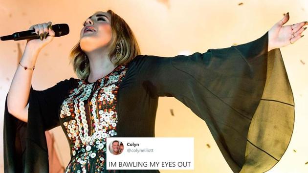 Twitter user Colyn shared a screenshot of a heartwarming message he received from Adele. (Instagram/@adele) Twitter user Colyn shared a screenshot of a heartwarming message he received from Adele. (Instagram/@adele)