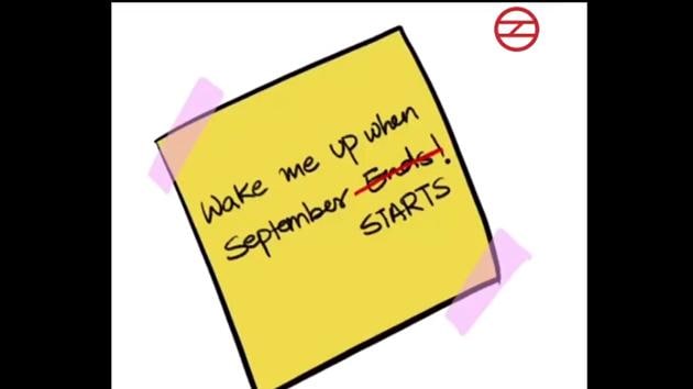 The official Twitter handle of Delhi Metro has shared an excited post to announce the resumption.(Twitter/@OfficialDMRC)