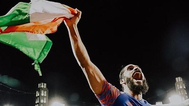 Sandesh Jhingan is the twenty seventh Indian footballer to win the Arjuna Award.(Instagram:Sandesh21Jhingan)