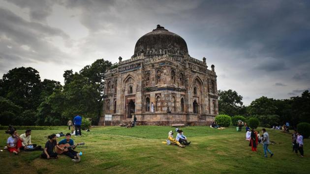 People out on a cloudy day at Lodhi Garden in New Delhi on August 30. States that have been reporting the highest number of cases and deaths have been asked by the health ministry to undertake aggressive measures and ensure higher testing, effective clinical management to save lives, and efficient monitoring at various levels. (Sanchit Khanna / HT Photo) People out on a cloudy day at Lodhi Garden in New Delhi on August 30. States that have been reporting the highest number of cases and deaths have been asked by the health ministry to undertake aggressive measures and ensure higher testing, effective clinical management to save lives, and efficient monitoring at various levels. (Sanchit Khanna / HT Photo)