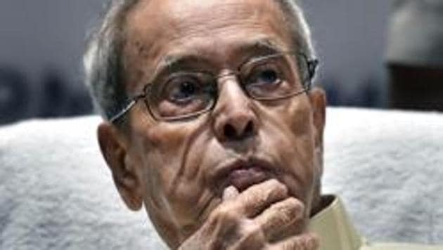 Former president Pranab Mukherjee underwent a brain surgery earlier this month.(PTI File Photo)