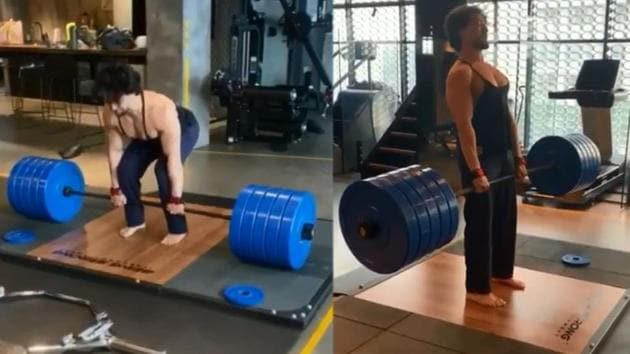 Tiger Shroff has shared a new workout video on Instagram.