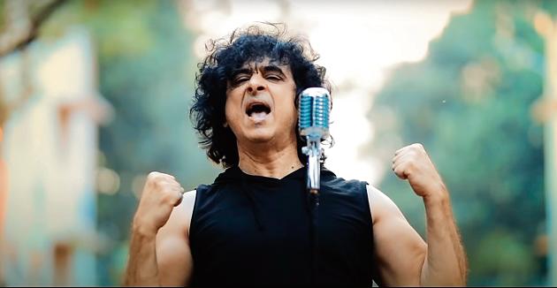 Singer Palash Sen in a still from the new song Ladaaii by the band Euphoria.