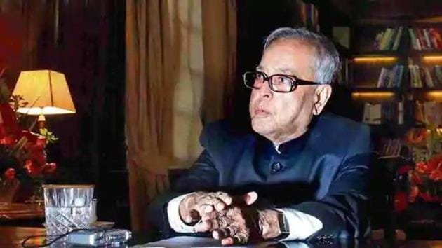 Former president Pranab Mukherjee.(HT)