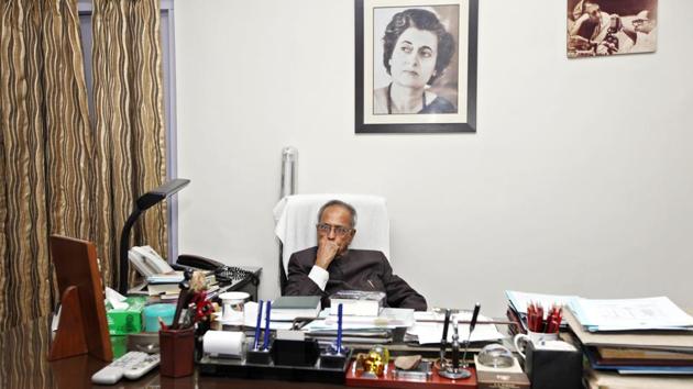 UPA Presidential candidate Pranab Mukherjee at his residence in New Delhi on July 19, 2012. In 1982, shortly after Indira Gandhi returned to power from the post-emergency oblivion, she appointed Mukherjee as India’s finance minister, replacing R Venkataraman. (Ajay Aggarwal / HT Archive) UPA Presidential candidate Pranab Mukherjee at his residence in New Delhi on July 19, 2012. In 1982, shortly after Indira Gandhi returned to power from the post-emergency oblivion, she appointed Mukherjee as India’s finance minister, replacing R Venkataraman. (Ajay Aggarwal / HT Archive)