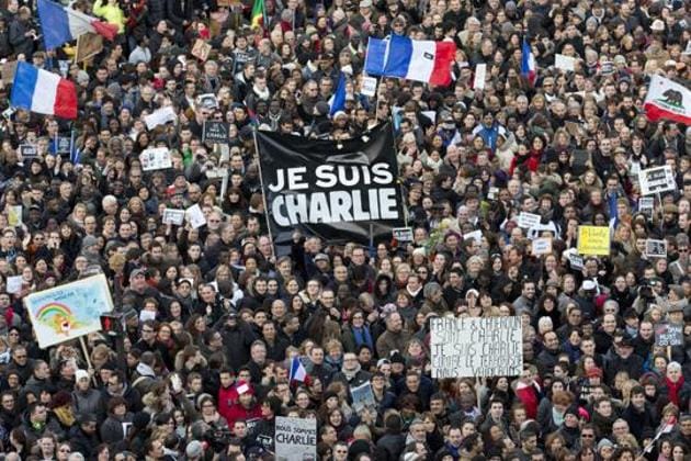 To mark the start of the trial, Charlie Hebdo defiantly republished the cartoons of the prophet Mohammed.(AP) To mark the start of the trial, Charlie Hebdo defiantly republished the cartoons of the prophet Mohammed.(AP)