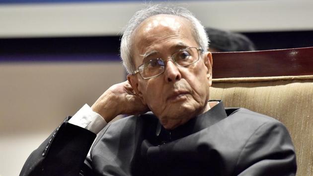 Former President Pranab Mukherjee died at the army hospital on Monday(Sonu Mehta/HT PHOTO)