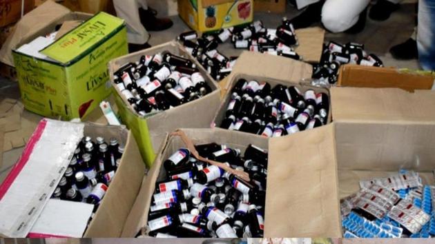 Assam Police cracks down on drug peddlers. (@nagaonpolice) Assam Police cracks down on drug peddlers. (@nagaonpolice)