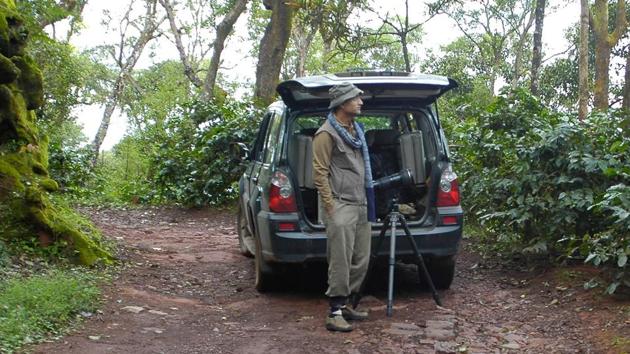 Vijay Cavale in the field. (Sudhir Shivaram) Vijay Cavale in the field. (Sudhir Shivaram)