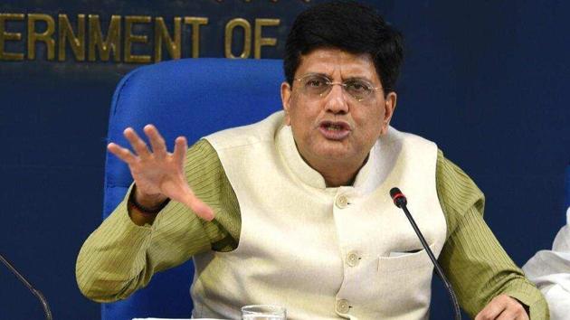 Piyush Goyal said that he is in touch with US trade representative Robert Lighthizer(Arvind Yadav/HT Photo)