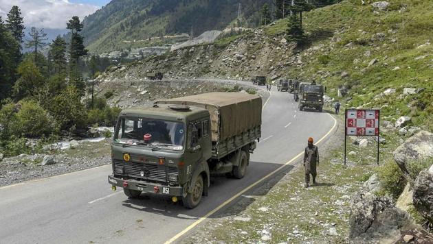 A statement from the Indian Army said soldiers had pre-empted “provocative military movements” by the Chinese People’s Liberation Army (PLA) to change the status quo on the night of August 29-30.(PTI file photo)