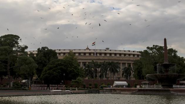 The Parliament House stands in New Delhi, India, on Monday, Aug. 31, 2020.(Bloomberg) The Parliament House stands in New Delhi, India, on Monday, Aug. 31, 2020.(Bloomberg)