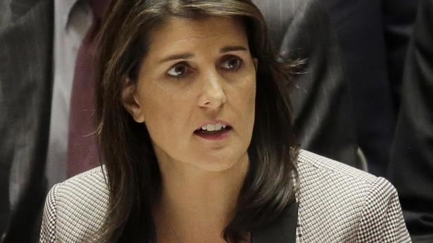 Former United States ambassador to the United Nations Nikki Haley spoke at the third India-US Leadership Summit.(AP File Photo)