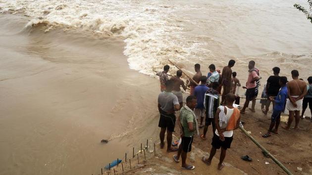 So far, 22 people in the state have died due to the flood. A total of 3256 villages under 896 gram panchayats in 112 blocks were hit due to the massive flood.(ANI) So far, 22 people in the state have died due to the flood. A total of 3256 villages under 896 gram panchayats in 112 blocks were hit due to the massive flood.(ANI)