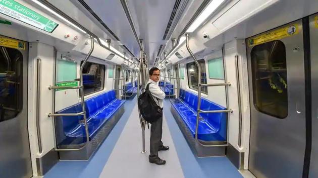 The Delhi Metro is all set to resume operations on September 7, after more than five months shut. (PTI file photo) The Delhi Metro is all set to resume operations on September 7, after more than five months shut. (PTI file photo)