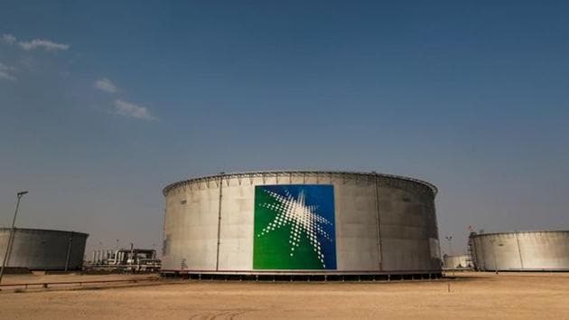Oil tanks at a Saudi Aramco oil facility in Abqaiq, Saudi Arabia.(REUTERS) Oil tanks at a Saudi Aramco oil facility in Abqaiq, Saudi Arabia.(REUTERS)