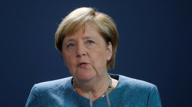 Merkel said tests showed “unequivocally” that Navalny was poisoned by a military-grade novichok nerve agent and called on the Russian government to provide answers.(Reuters Photo)